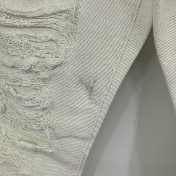 Pistola Jeans 24 Stretch White Destroyed boho - Picture 2 of 8